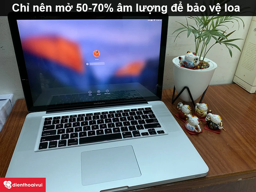 Một số lưu ý khi sử dụng loa Macbook Pro 2010
