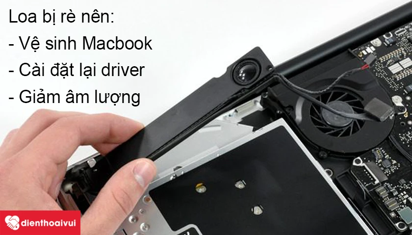 Khắc phục loa Macbook Pro bị rè