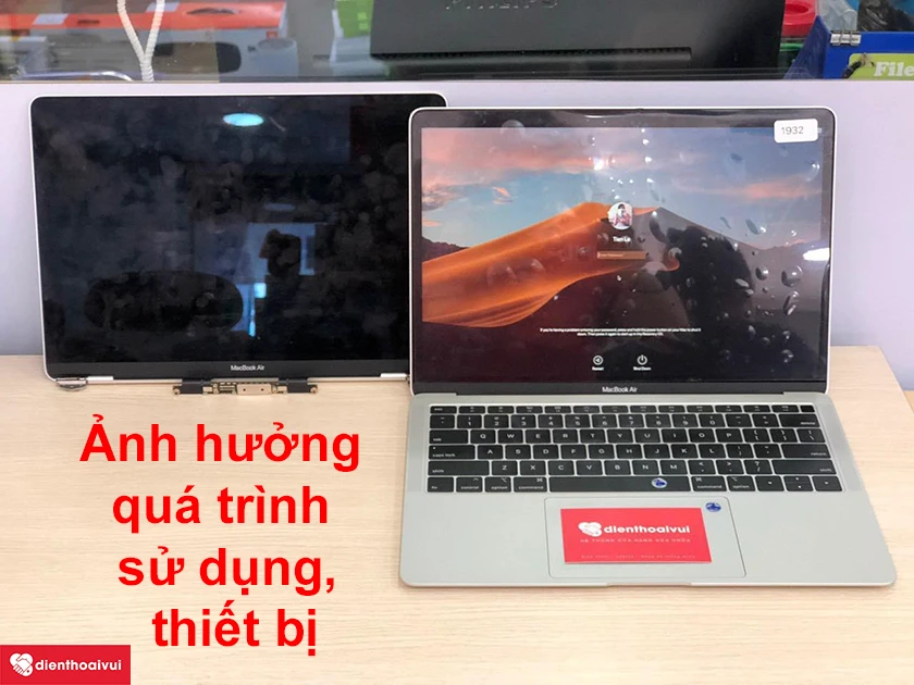 Macbook bị hư m&agrave;n h&igrave;nh ảnh hưởng như thế n&agrave;o đến qu&aacute; tr&igrave;nh sử dụng cũng như thiết bị?