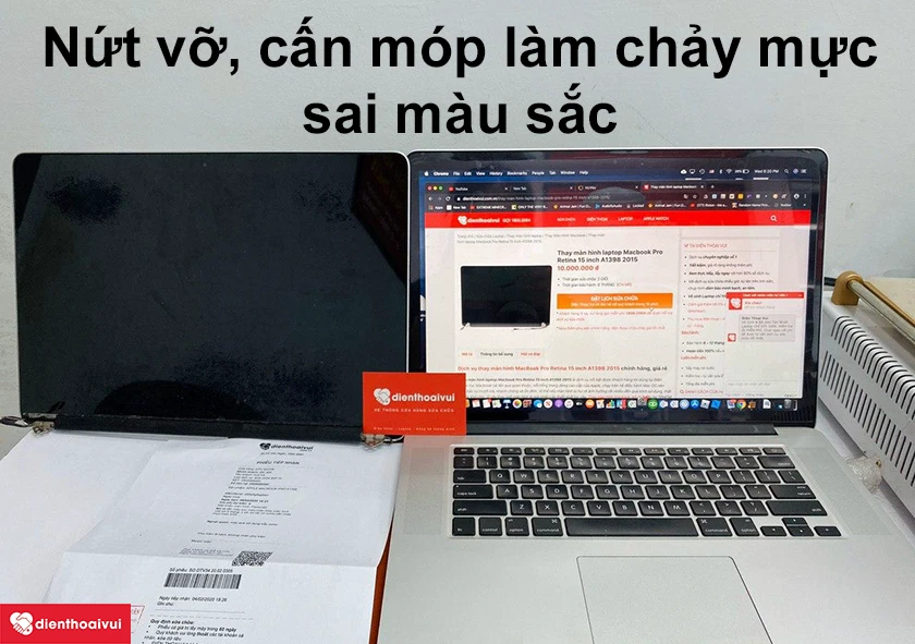 Nguy&ecirc;n nh&acirc;n hư hỏng m&agrave;n h&igrave;nh Macbook - c&aacute;ch khắc phục hiệu quả