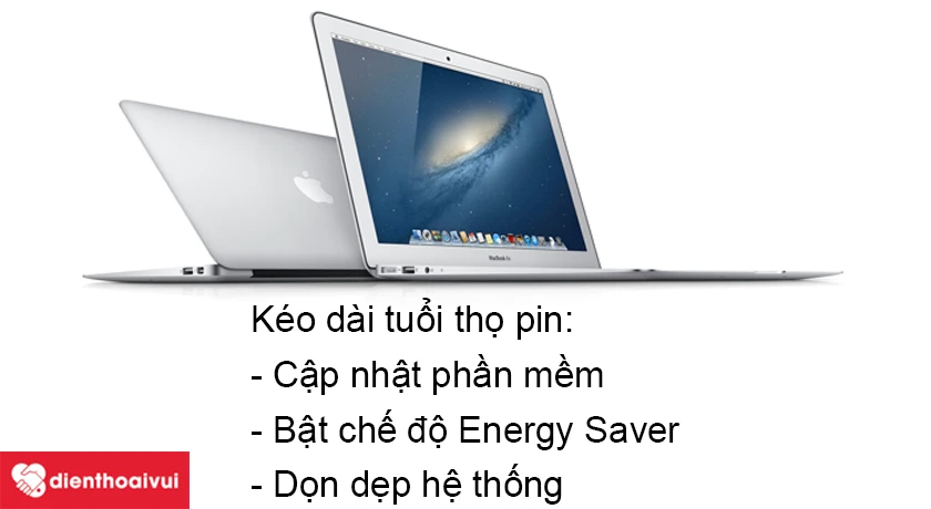 Mẹo k&eacute;o d&agrave;i tuổi thọ pin cho Macbook Air 2017
