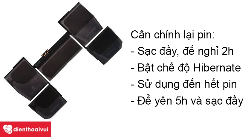 C&acirc;n chỉnh lại pin