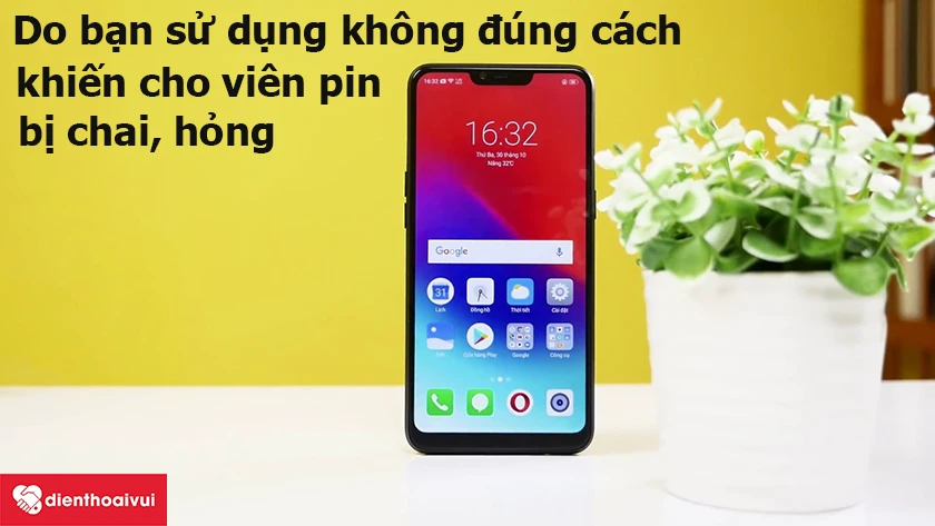 Nguyên nhân chai pin