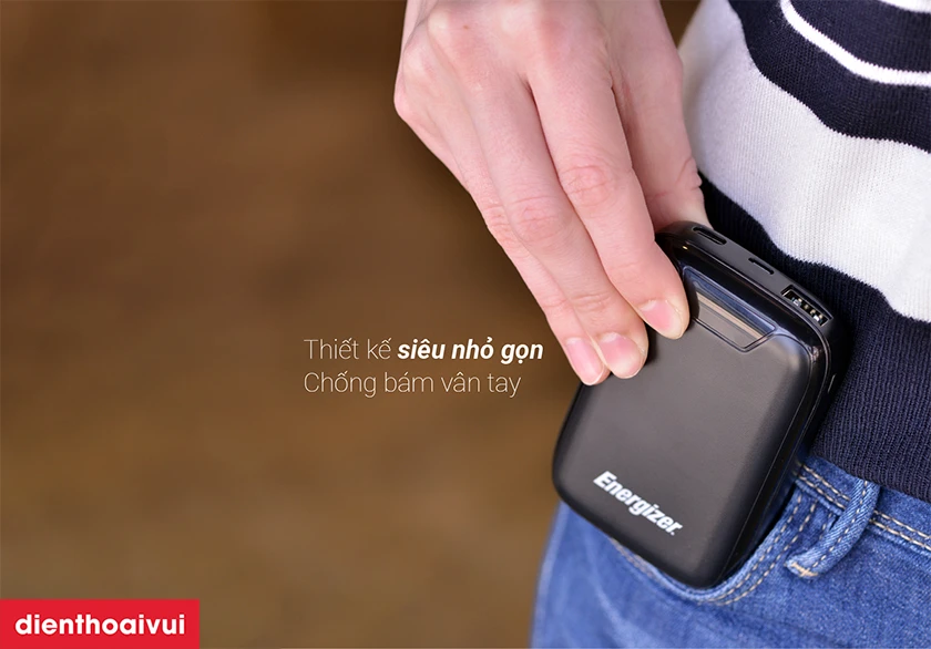 Đ&aacute;nh gi&aacute; thiết kế Pin sạc dự ph&ograve;ng Energizer 10000 mAh UE10042