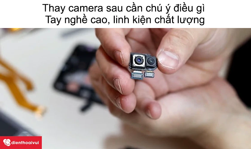 Khi thay camera sau Camera Galaxy A30 cần ch&uacute; &yacute; những điều g&igrave;