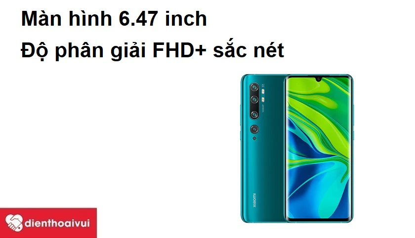 M&agrave;n h&igrave;nh 6.47 inch, độ ph&acirc;n giải FHD+ sắc n&eacute;t