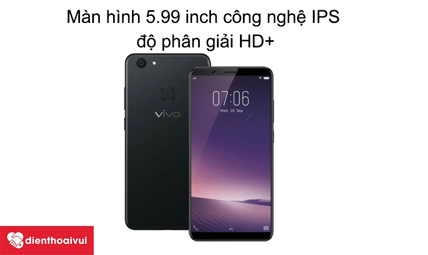 M&agrave;n h&igrave;nh 5.99 inch c&ocirc;ng nghệ IPS, độ ph&acirc;n giải HD+