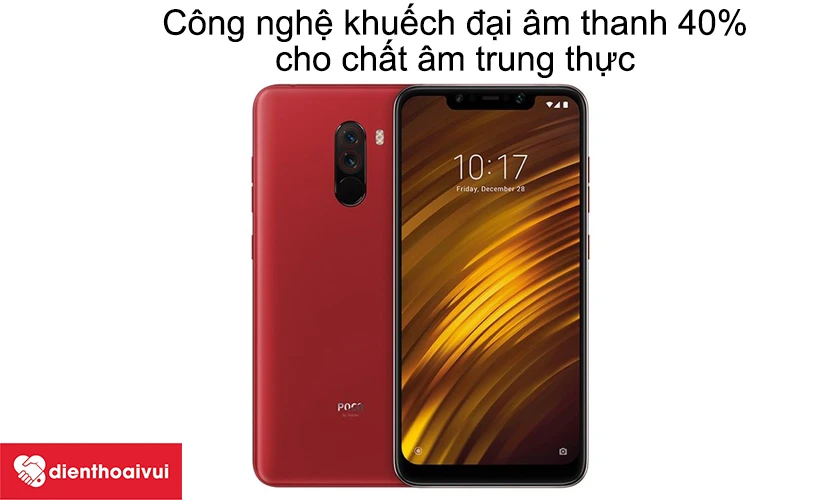 C&ocirc;ng nghệ khuếch đại &acirc;m thanh 40%, cho chất &acirc;m trung thực