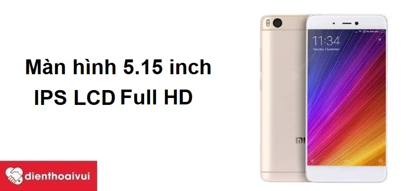 M&agrave;n h&igrave;nh 5.15 inch, IPS LCD độ ph&acirc;n giải Full HD