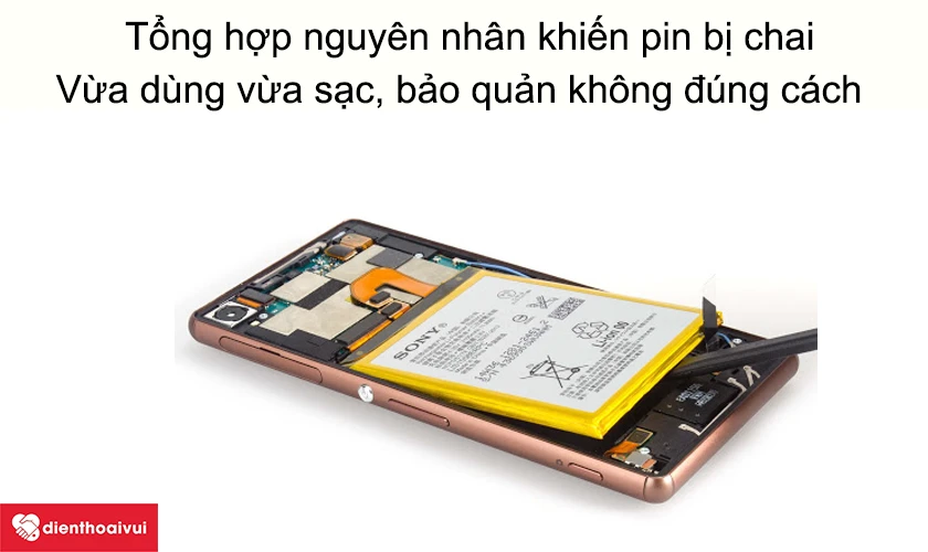 Những l&yacute; do khiến pin điện thoại bị chai