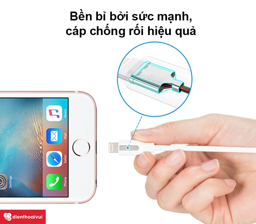 Cáp Anker Powerline + Lightning A8121