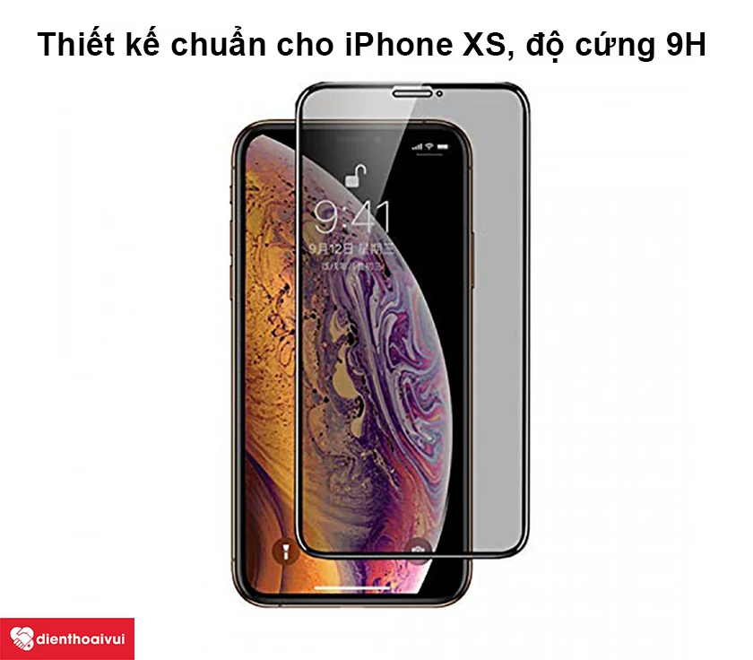 d&aacute;n chống va đập Mocoll Full cao cấp cho iPhone XS