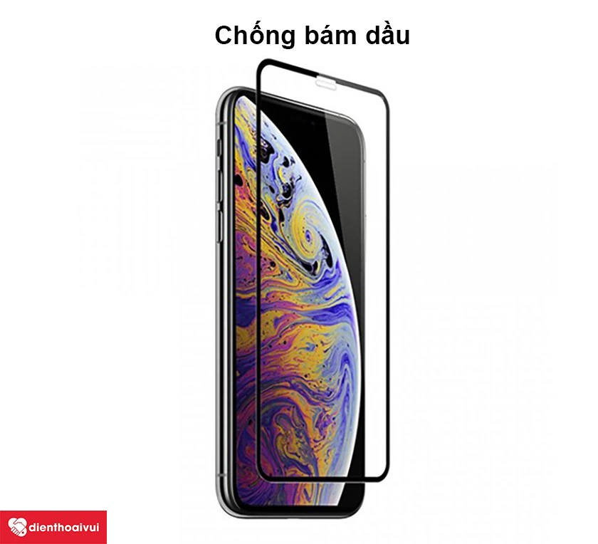 d&aacute;n chống va đập Mocoll Full cao cấp cho iPhone XS