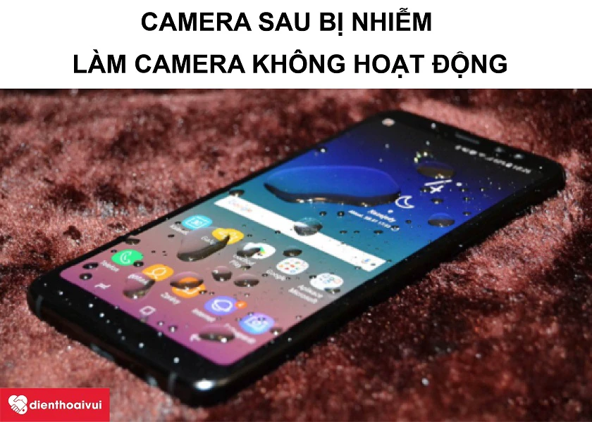 Camera sau bị nhiễm nước