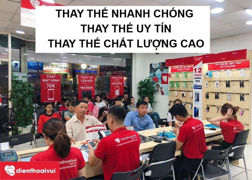 Dịch vụ thay k&iacute;nh cảm ứng Vsmart Bee uy t&iacute;n tại Điện Thoại Vui