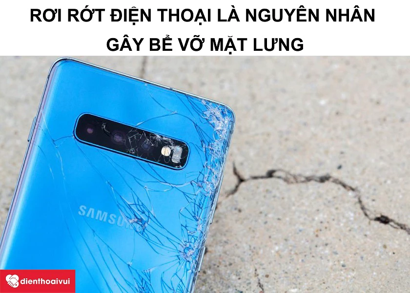 Điện thoại bị rơi rớt, va đập mạnh