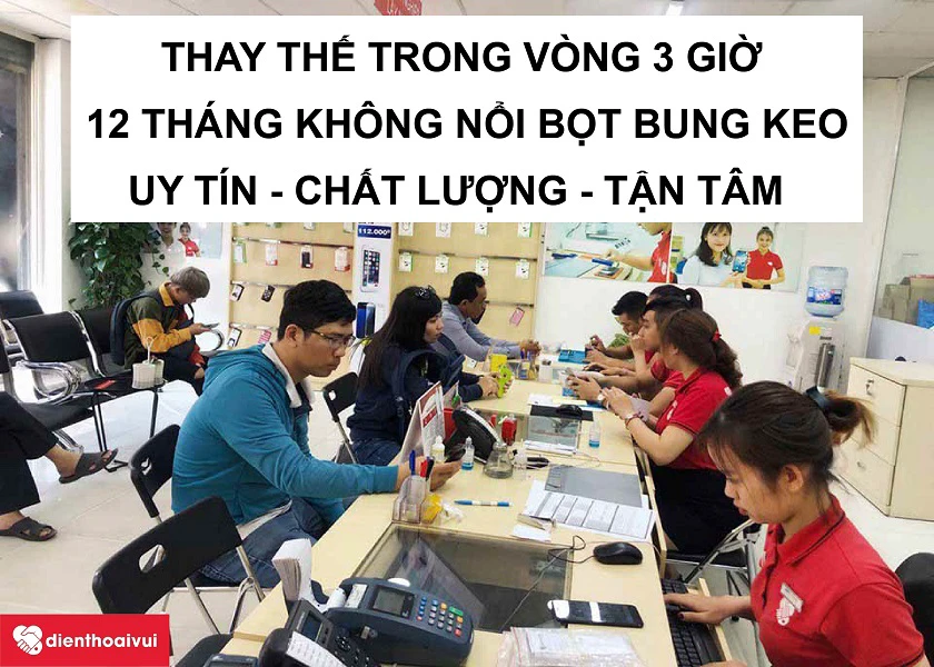 Dịch vụ thay k&iacute;nh SONY XA1 Plus chuy&ecirc;n nghiệp, uy t&iacute;n tại Điện Thoại Vui