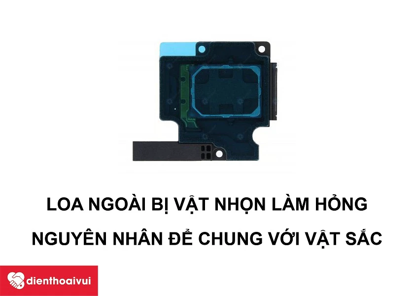 Điện thoại va chạm với vật sắc nhọn