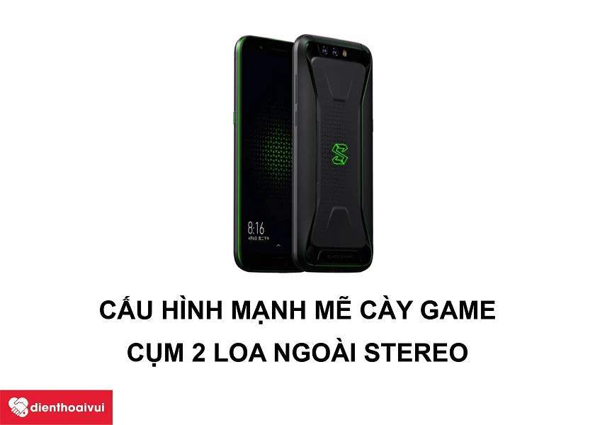 Xiaomi Black Shark &ndash; Smartphone c&agrave;y game với cụm 2 loa ngo&agrave;i cực khủng