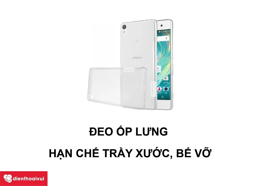 Đeo ốp lưng cho mặt lưng kính của SONY XA Ultra