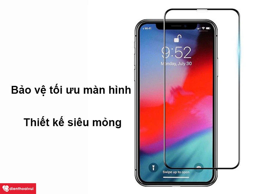 Miếng d&aacute;n chống va đập cho iPhone 11 Pro Max &ndash; JCPal 3D Armor Full cao cấp
