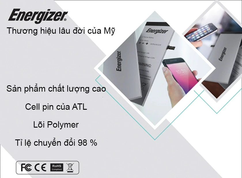 Pin ch&iacute;nh h&atilde;ng từ Energizer - thương hiệu l&acirc;u đời của Mỹ