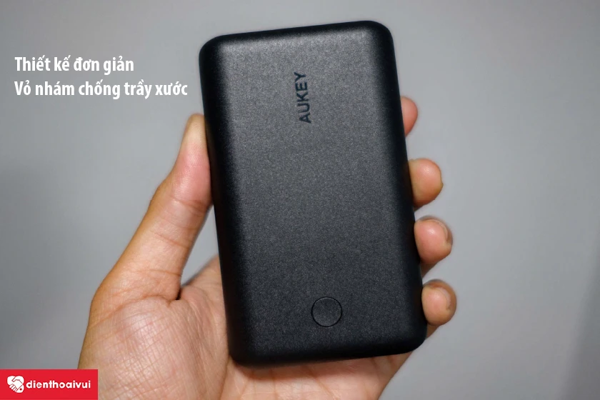 Đ&aacute;nh gi&aacute; thiết kế Pin dự ph&ograve;ng AUKEY PB-XD10 10050 mAh