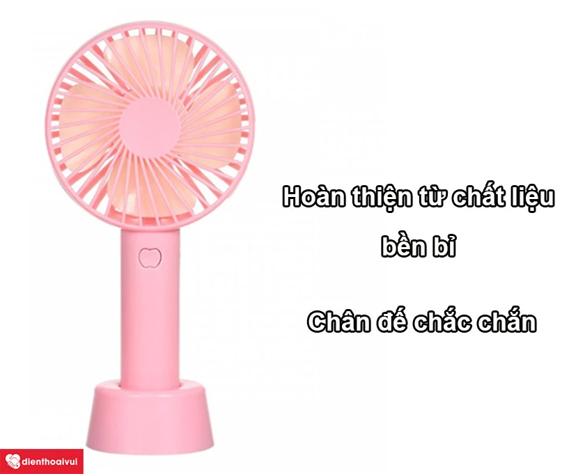 Hoàn thiện từ chất liệu bền bỉ với chân đế chắc chắn