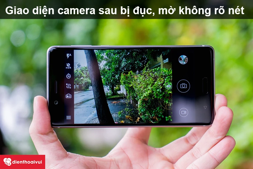 Dấu hiệu hư camera sau