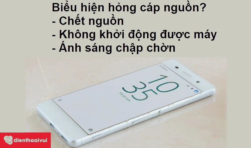 Hỏng c&aacute;p nguồn Sony X ảnh hưởng g&igrave; đến việc sử dụng v&agrave; phải l&agrave;m g&igrave; để khắc phục?