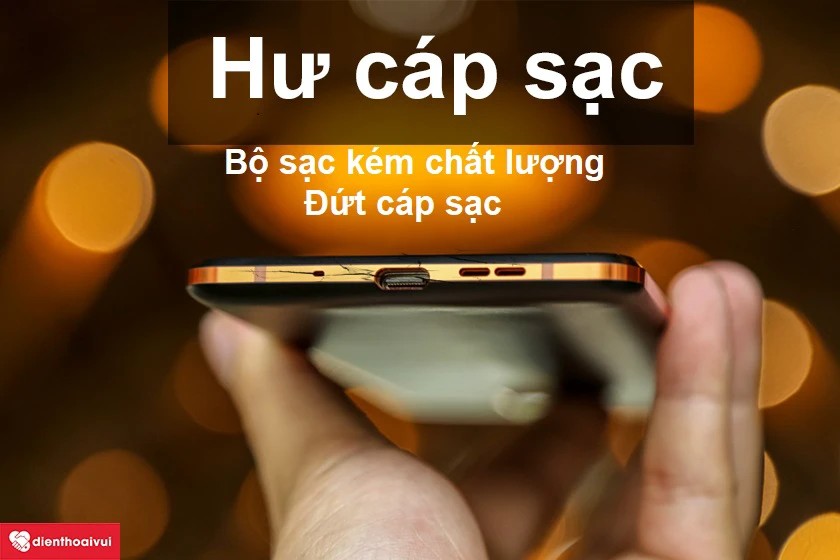 Nguy&ecirc;n nh&acirc;n hư c&aacute;p sạc
