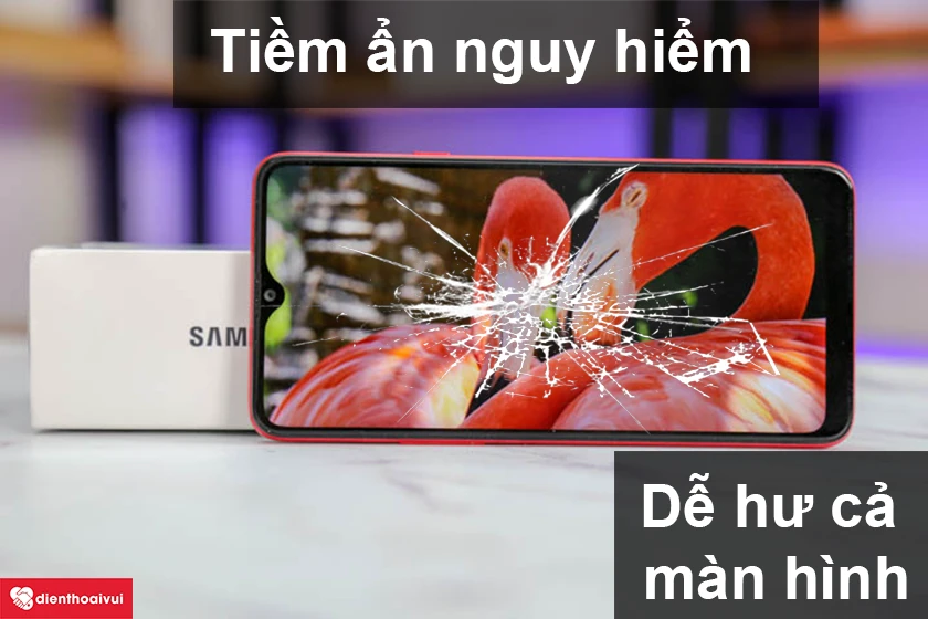 Nứt vỡ mặt k&iacute;nh tiềm ẩn những t&aacute;c hại g&igrave; cho người d&ugrave;ng v&agrave; Samsung Galaxy A20s