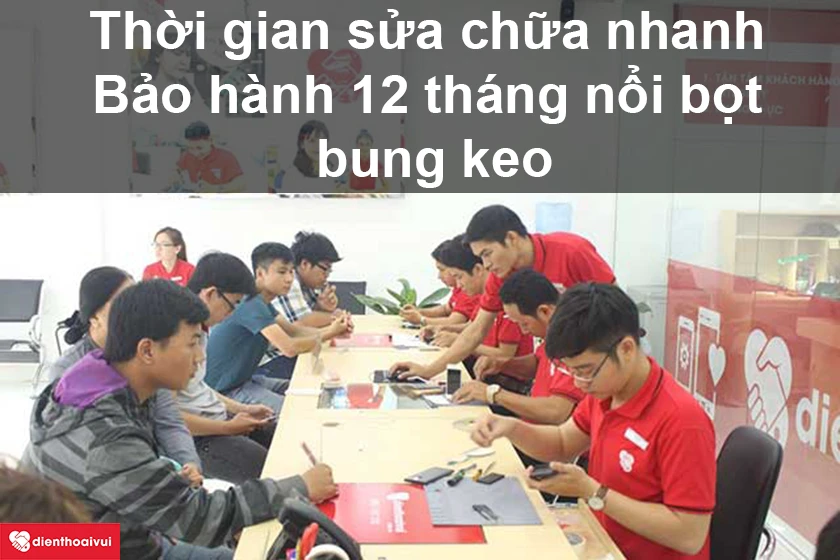 Dịch vụ thay k&iacute;nh Samsung Galaxy A20s gi&aacute; rẻ bảo h&agrave;nh 12 th&aacute;ng tại Điện Thoại Vui