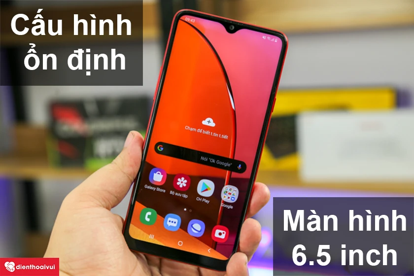 Samsung Galaxy A20s - Cấu h&igrave;nh ổn định, m&agrave;n h&igrave;nh 6.5 inch Full HD