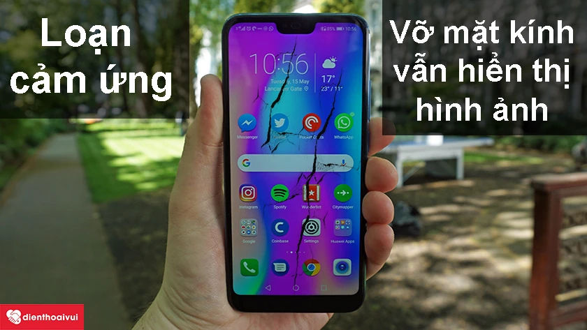 Lỗi cảm ứng m&agrave;n h&igrave;nh điện thoại