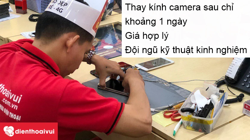 Thay k&iacute;nh camera Samsung Galaxy J2 Prime nhanh ch&oacute;ng, uy t&iacute;n tại Điện Thoại Vui