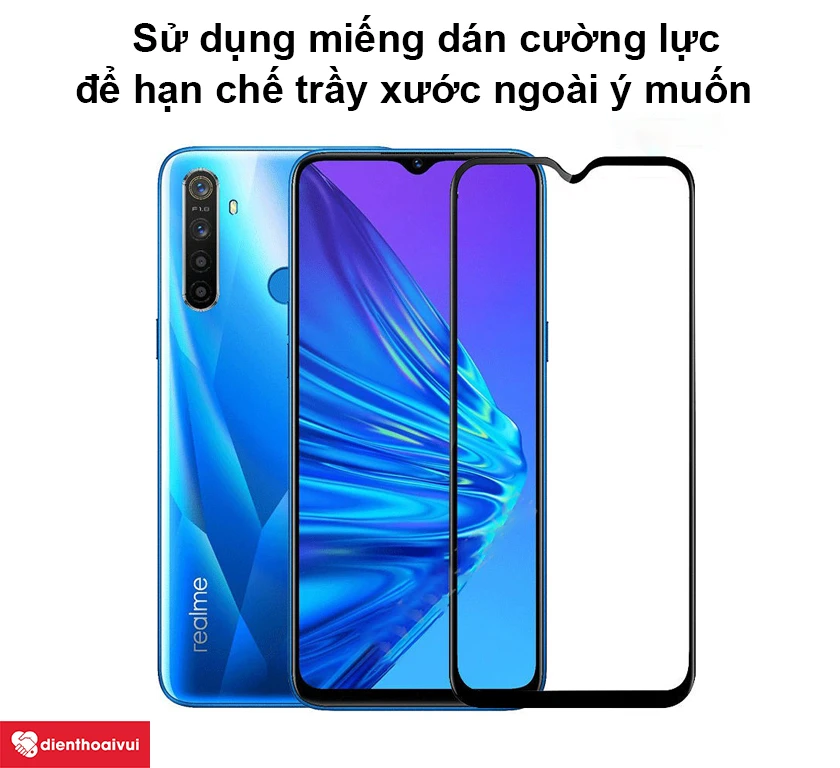 Những c&aacute;ch hạn chế t&igrave;nh trạng nứt, vỡ k&iacute;nh Realme 5