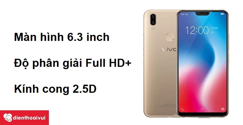 Sở hữu m&agrave;n h&igrave;nh độ ph&acirc;n giải Full HD+ c&ugrave;ng mặt k&iacute;nh cong 2.5D