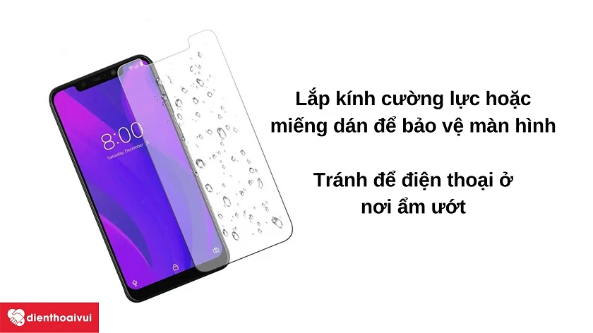 Nên làm gì để hạn chế hư hại trên kính màn hình Vsmart Joy 1 Plus?