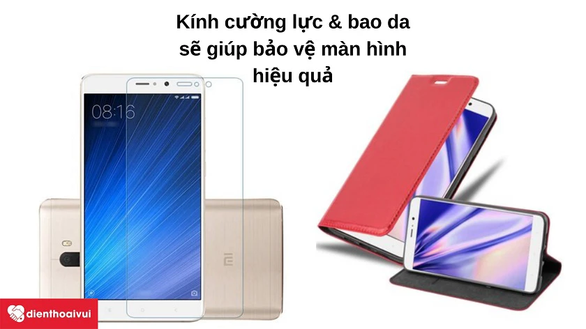 N&ecirc;n sử dụng phụ kiện n&agrave;o để bảo vệ m&agrave;n h&igrave;nh Xiaomi Mi 5S Plus?