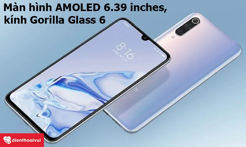 Xiaomi Mi 9 Pro &ndash; M&agrave;n h&igrave;nh AMOLED 6.39 inches, k&iacute;nh cường lực Gorilla Glass 6