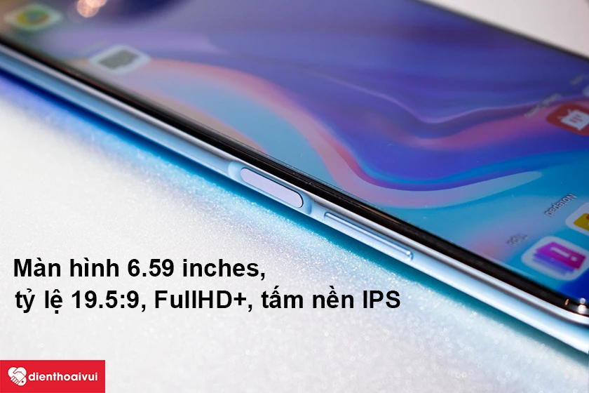 Huawei Y9S &ndash; M&agrave;n h&igrave;nh 6.59 inches, tỷ lệ 19.5:9, FullHD+, tấm nền IPS