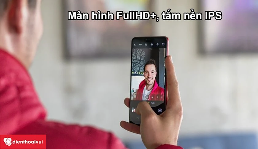 OPPO F7 Youth &ndash; M&agrave;n h&igrave;nh FullHD+, tấm nền IPS