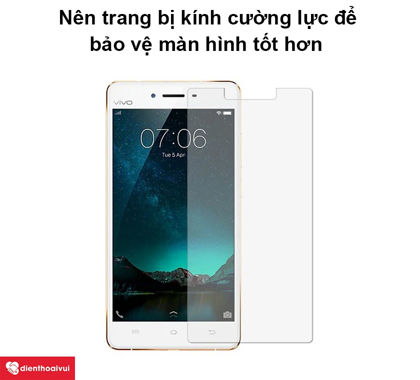 Sử dụng dán cường lực cho điện thoại