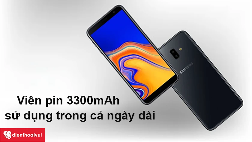 Samsung Galaxy J4 Plus 2018 &ndash; Vi&ecirc;n pin 3300mAh sử dụng trong cả ng&agrave;y d&agrave;i
