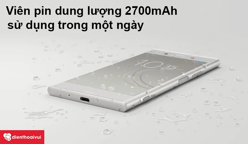 SONY Xperia XZ1 &ndash; Vi&ecirc;n pin dung lượng 2700mAh sử dụng trong một ng&agrave;y