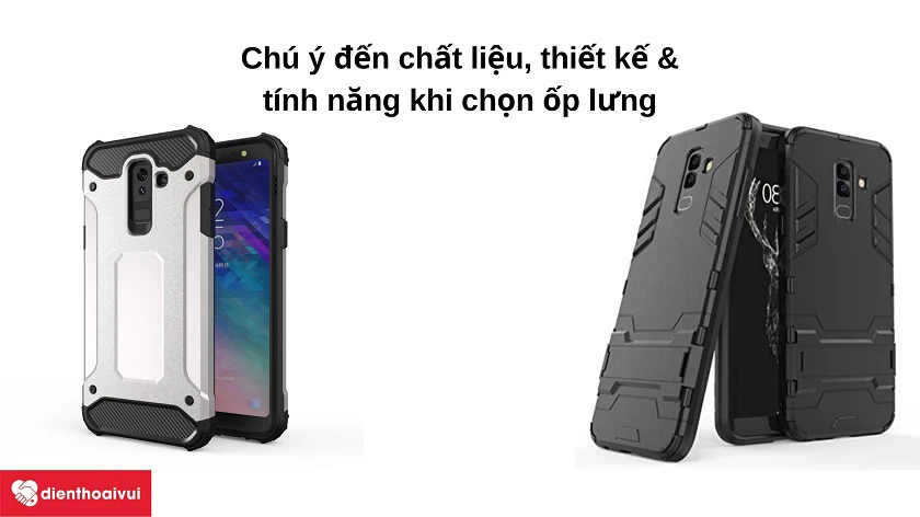 Lựa chọn &ocirc;́p lưng bảo v&ecirc;̣ thích hợp cho Samsung Galaxy A6 Plus 2018