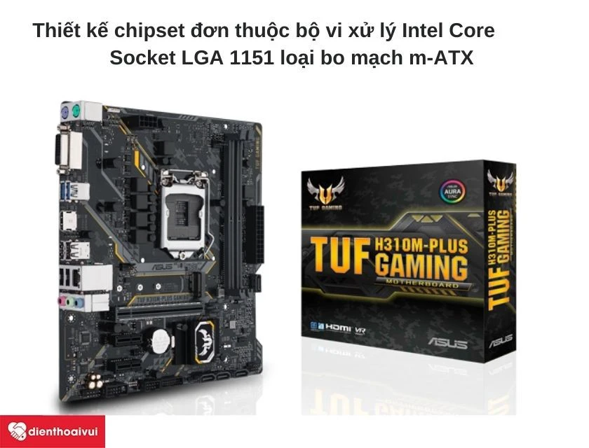 Mainboard Asus TUF H310M-Plus Gaming