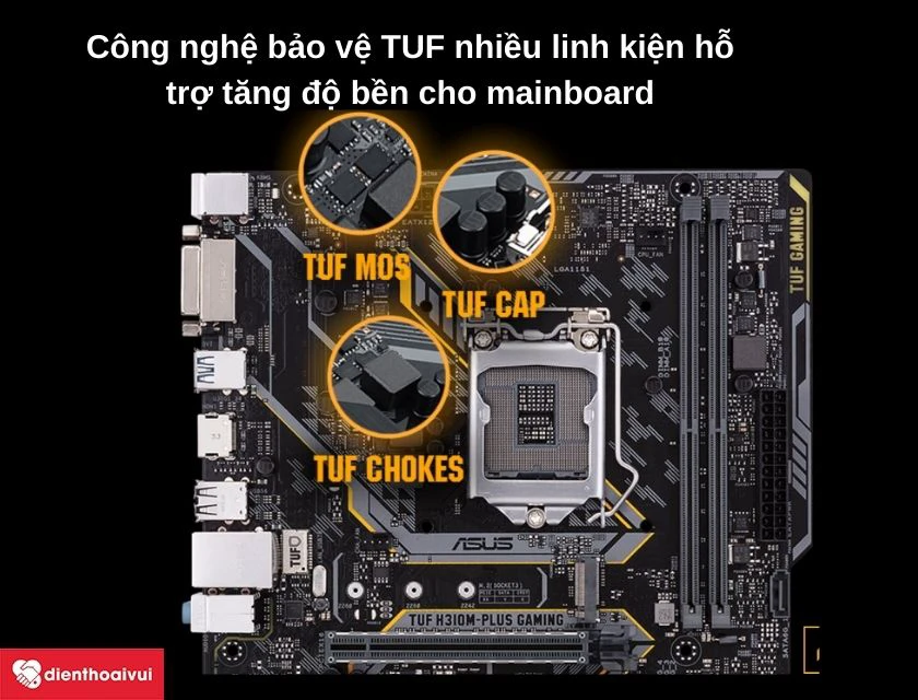 Mainboard Asus TUF H310M-Plus Gaming
