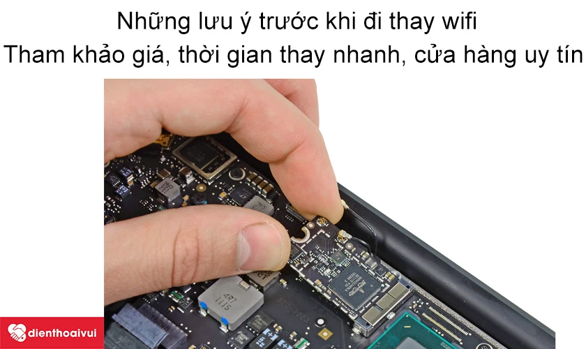 Những lưu ý trước khi đi thay wifi Macbook Pro 2016